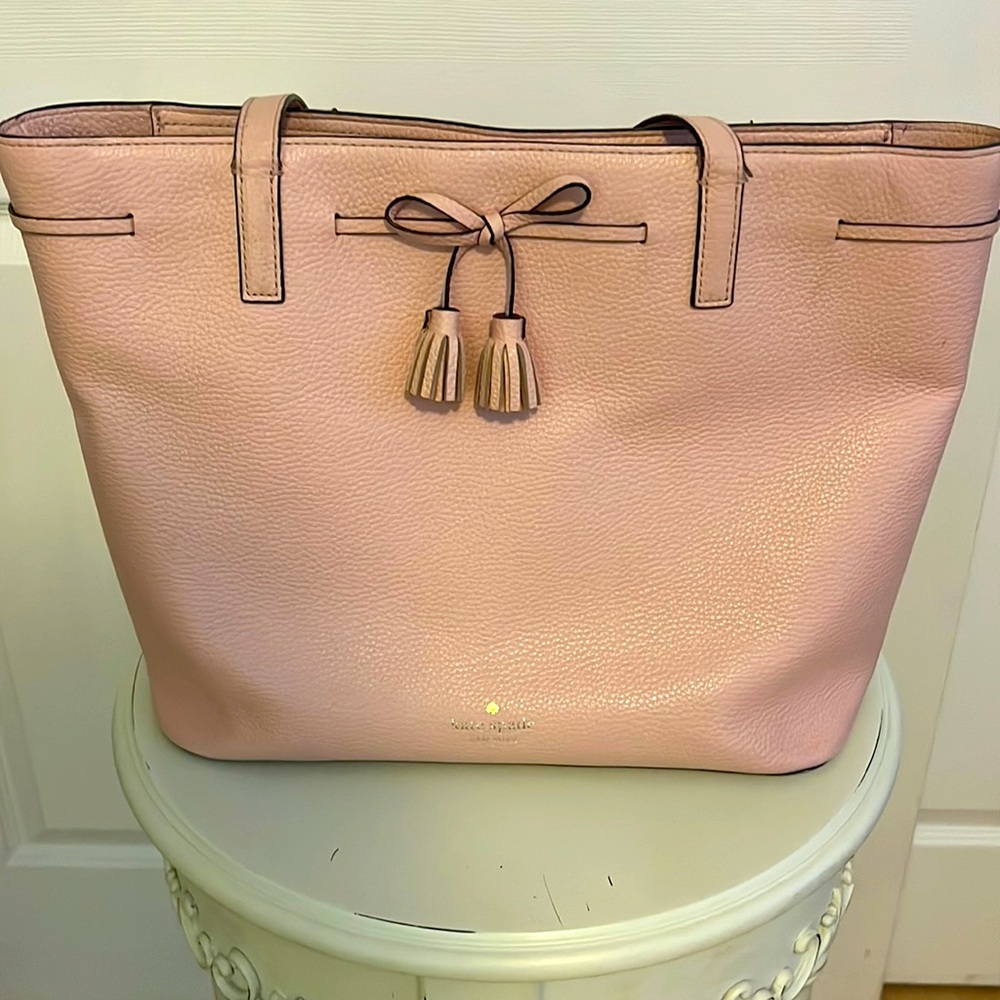 Kate Spade large light pink handbag